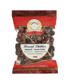 Suszone papryczki chilli okrągłe Round Chillies 100g