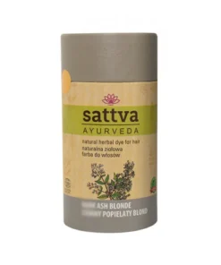 Ziołowa farba do włosów Sattva Ayurveda Popielaty Blond 150g