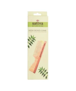 Grzebień z drzewa neem Sattva Ayurveda Neem Wood Comb