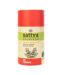 Ziołowa farba do włosów Sattva Ayurveda Natural Herbal Dye (czerwona) 150g