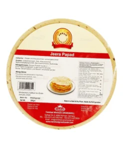 Indyjski Placek z Kminem Rzymskim Jeera Papad 200g