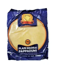 Pappadums Chlebki z Soczewicy Plain Madras 200g