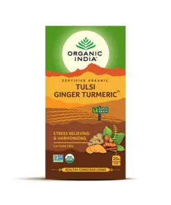 Herbata z Imbirem i Kurkumą Organic India Tulsi Turmeric Ginger