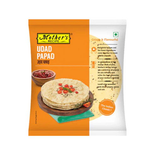 Placki Indyjskie Mother's Udad Papad 180g