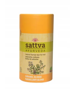 Ziołowa farba do włosów Sattva Ayurveda Jasny blond 150g