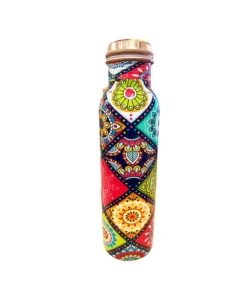 Miedziana Butelka Copper Printed Water Bottle