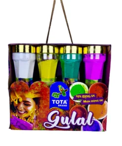 Ziołowe farby na holi Holi colours 125gx12 colours bottles